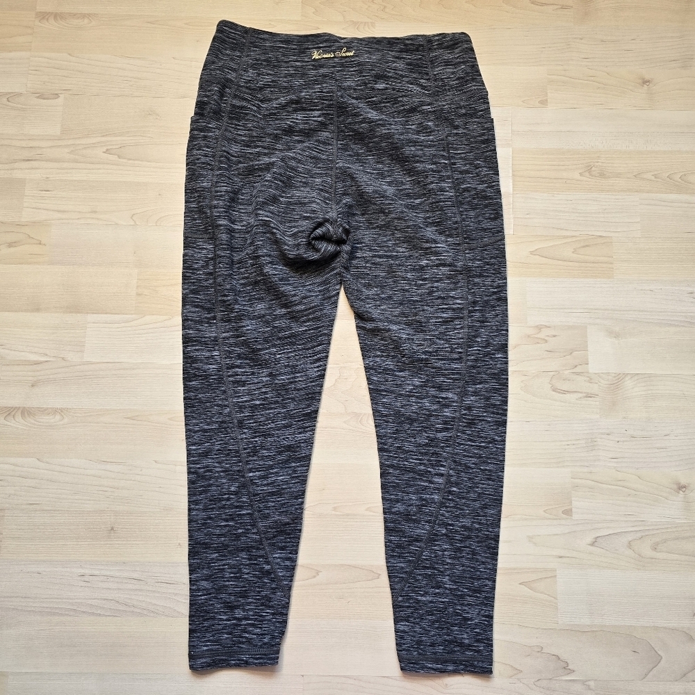 Victoria's Secret Grey Leggings 2 Pairs Size Large - Picture 3 of 11